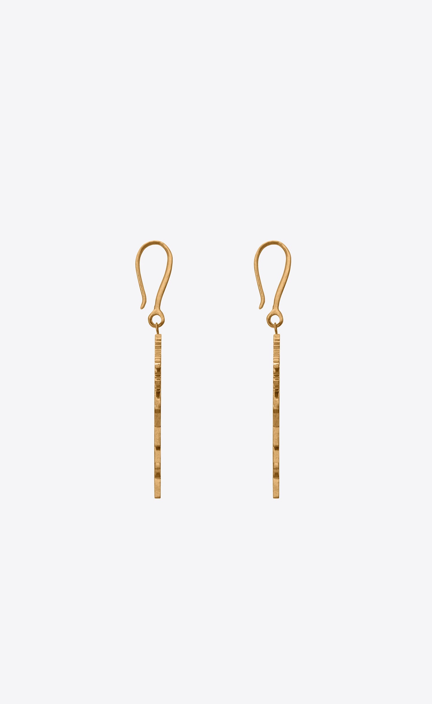 18K Saint Monogram Palmier Statement Earrings