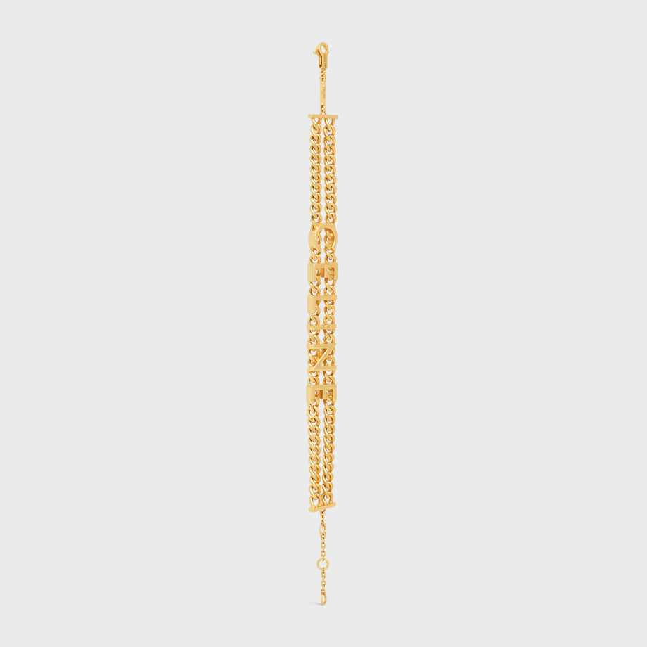 18K Triomphe Gourmette Bracelet