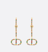 18K CD 30 Montaigne Crystals Earrings