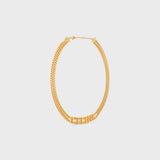 18K CE Triomphe Gourmette Necklace