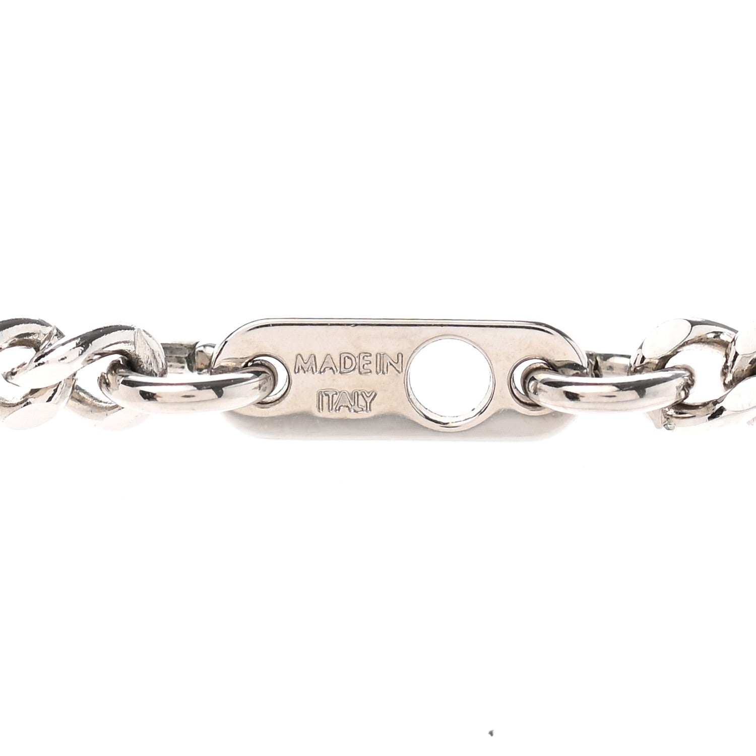 18K Louis Monogram Lock Pendant Necklace