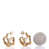 18K Louis Garden Louise Hoop Earrings