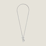 18K Cache-coeur Amulette Pendant H Necklace
