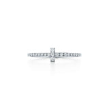 18K T Diamond Wire Ring