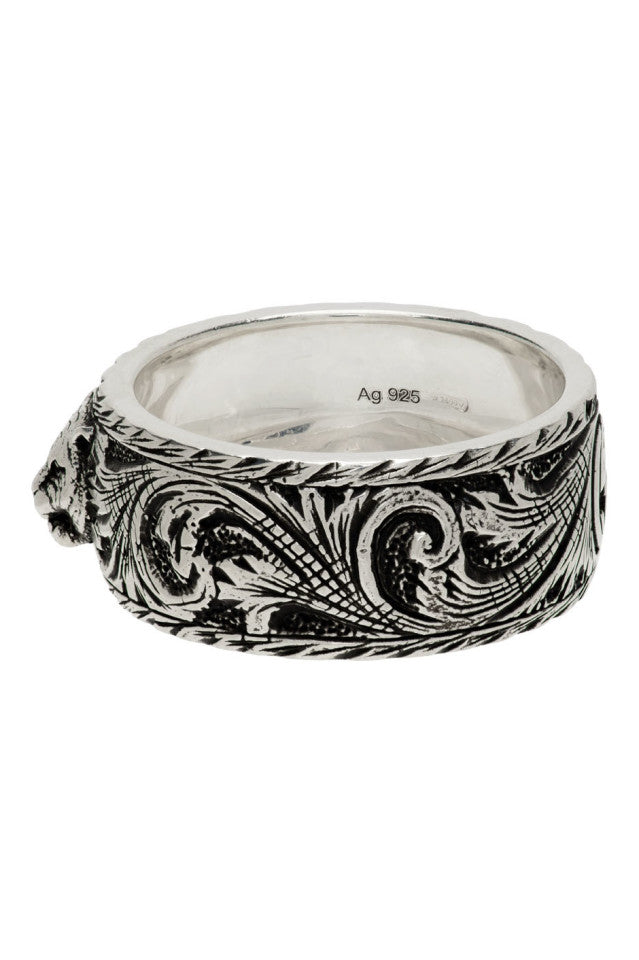 GG Feline Head Ring