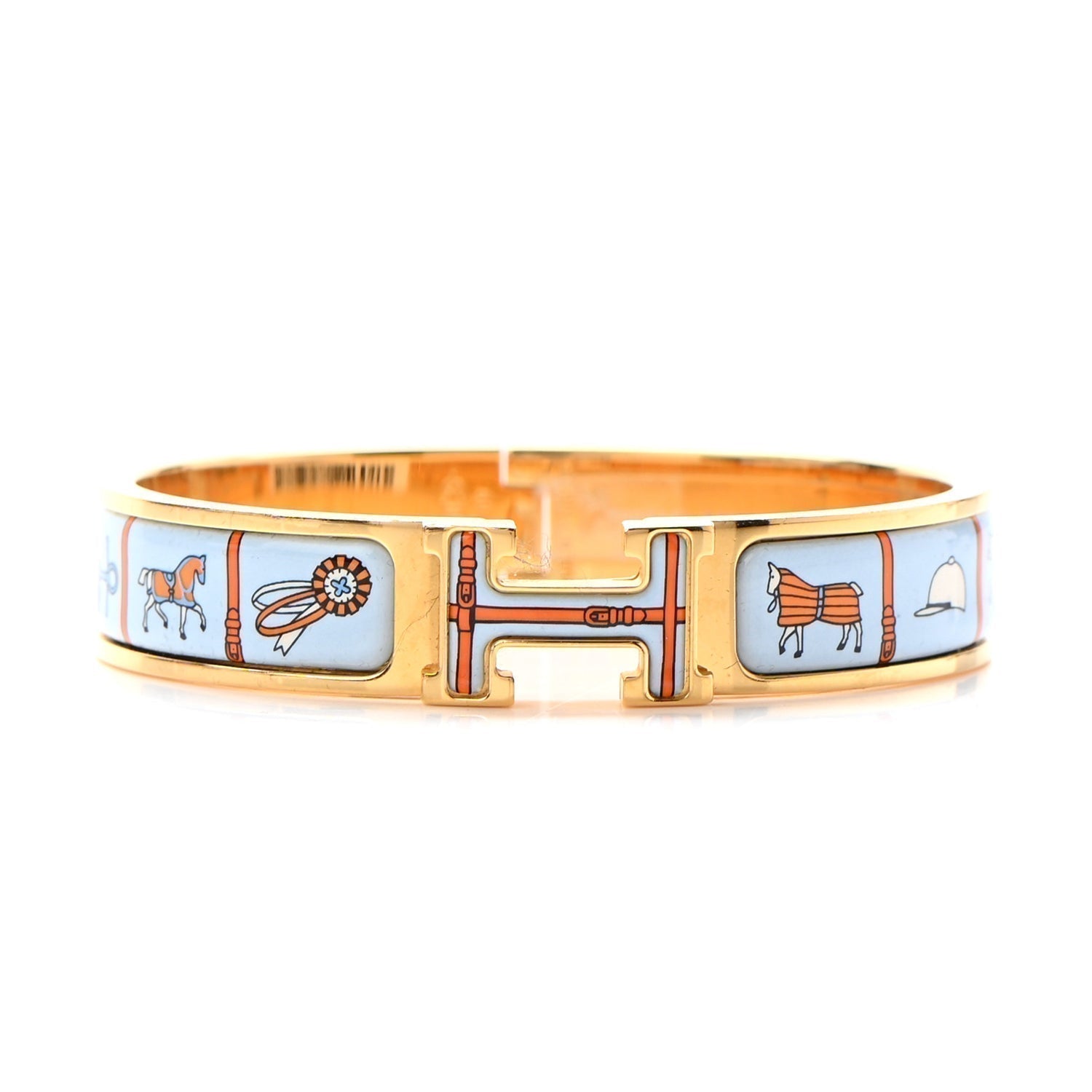 18K Clic H Couvertures Blue Bracelet