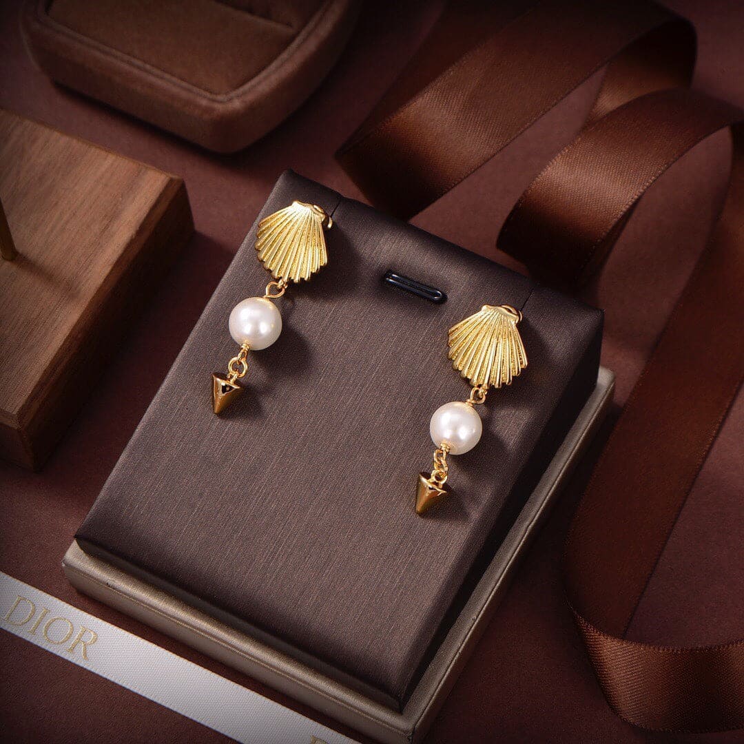 18K CD Sea Garden Earrings
