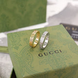 18K GG Icon Full Diamonds Ring