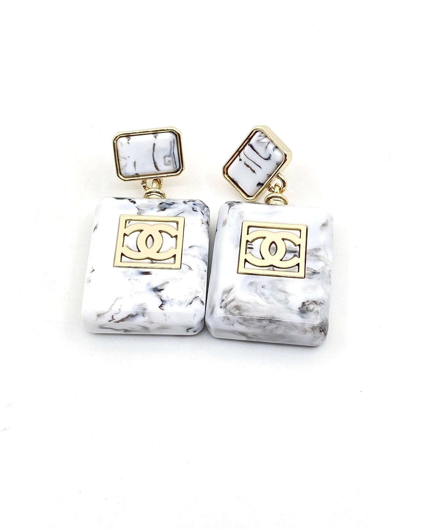 18K CC Eternal No??5 Earrings