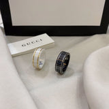 18K GG Icon White Zirconia Ring