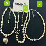 18K CC Pearl Choker Necklace Collection One