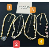 18K CC Pearl Choker Necklace Collection One