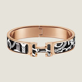 18K Clic H Panoplie Equestre Black Bracelet
