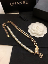 18K CC Wing Chain Necklace