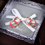 18K CD 30 Montaigne Rani Pink Earrings