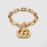 18K GG Interlocking G Gold Bracelet