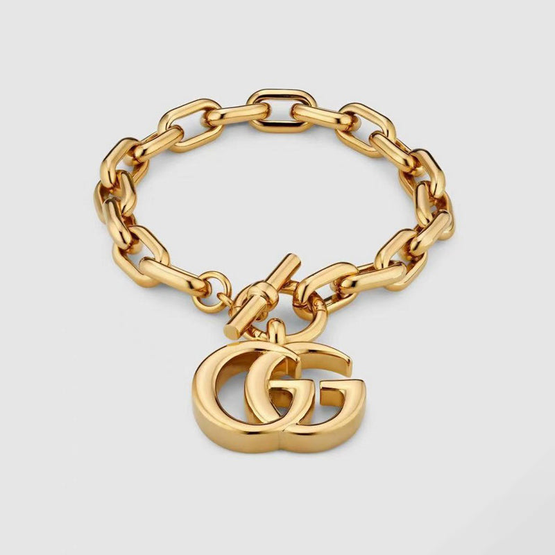 18K GG Interlocking G Gold Bracelet