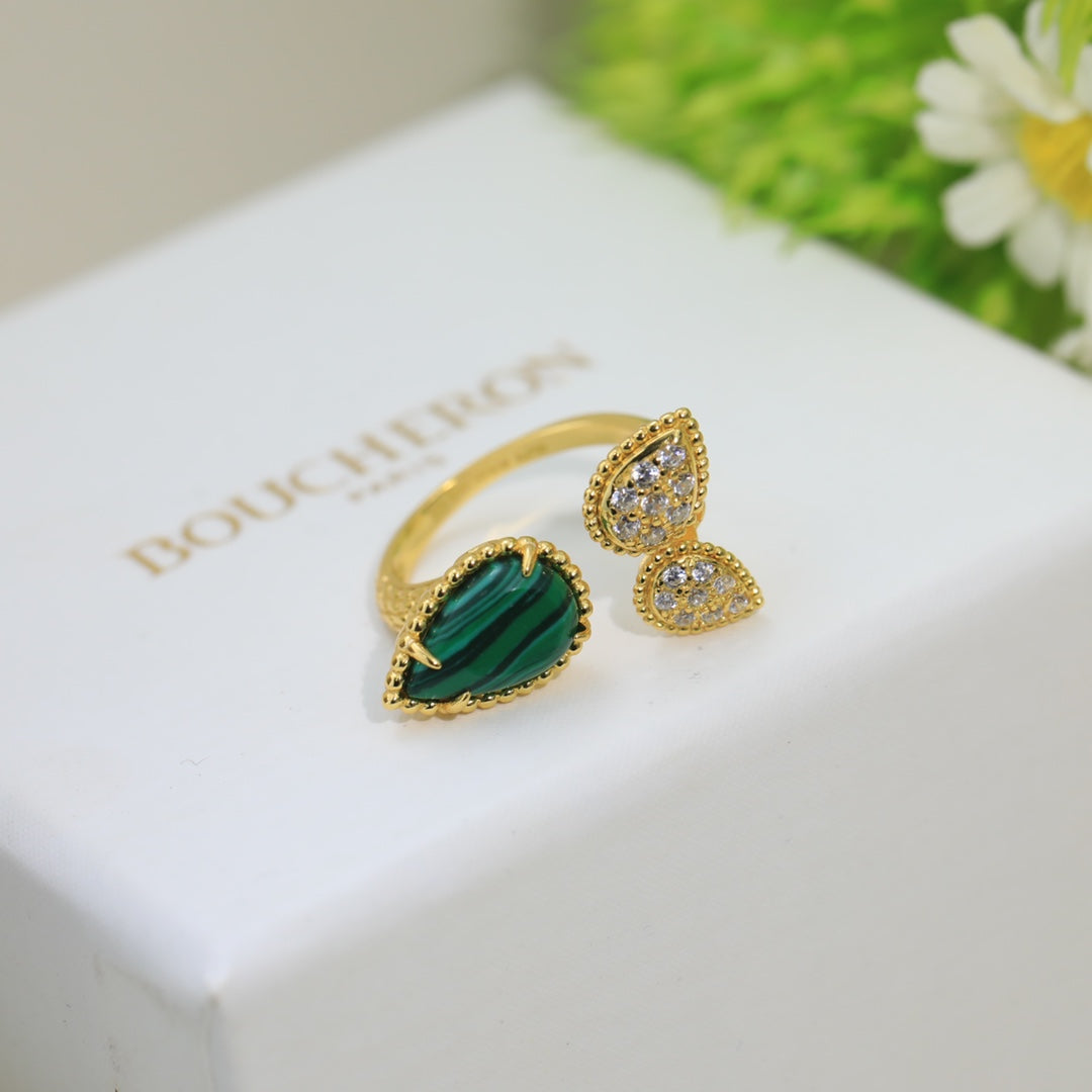 18K Serpent Boh¡§¡§me Diamonds Ring