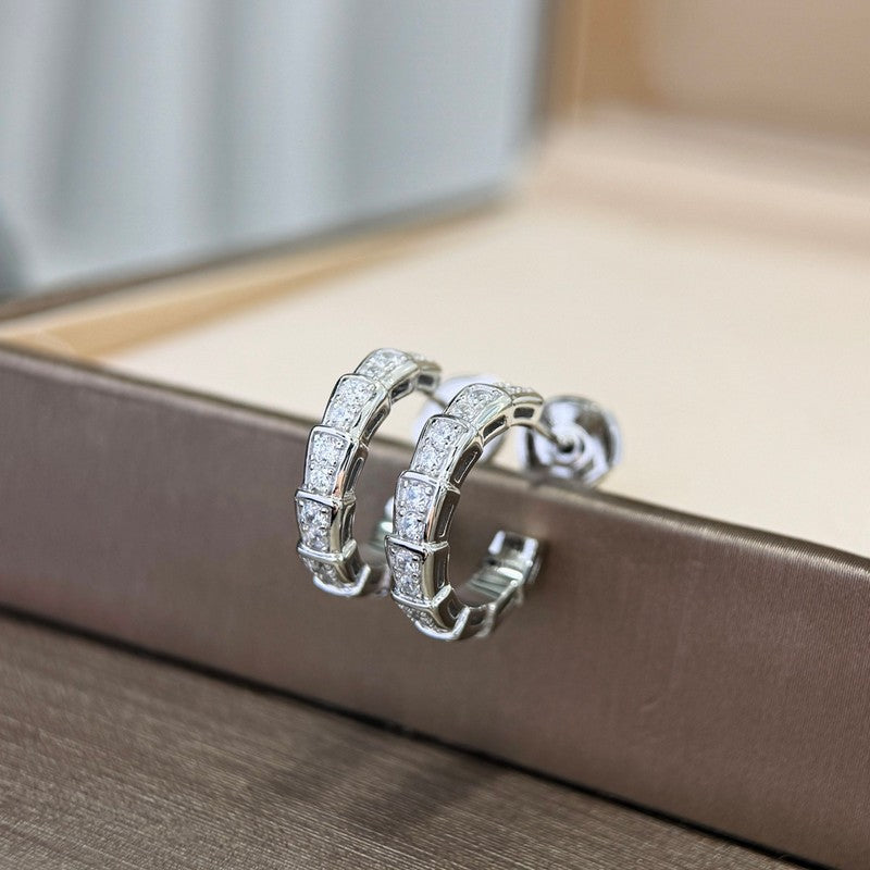 18K BV Serpenti Earrings