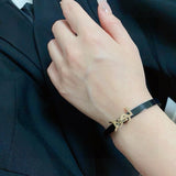 18K Saint Black Gold Bracelet