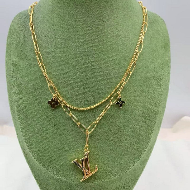 18K Louis Blossom Chain Necklace
