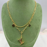 18K Louis Blossom Chain Necklace