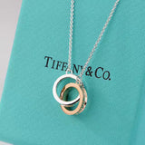 18K T 1837 Interlocking Circles Pendant Necklace