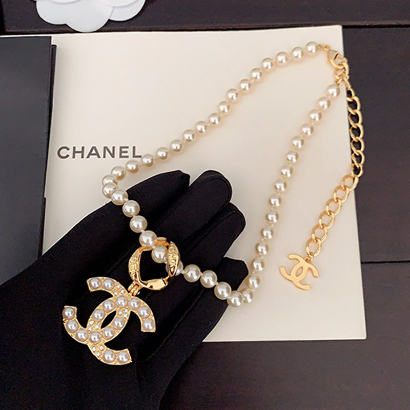 18K CC Classic Pearl Necklace