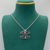 18K CC Black Star Gold Necklace