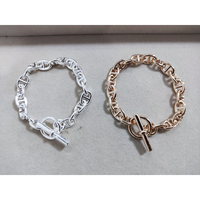 18K Her Cha?ne D'ancre Encha?n¡§|e Bracelet