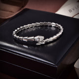 18K BV Serpenti Demi-Pave Diamonds Bracelet