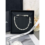 18K CC 26C Choker Pearl Necklace