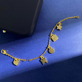 18K GG Letter Bracelet