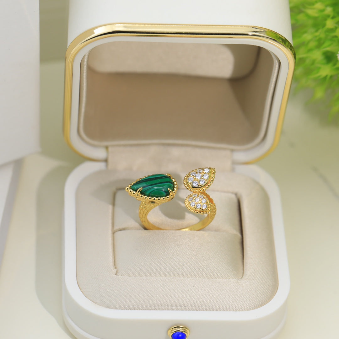 18K Serpent Boh¡§¡§me Diamonds Ring