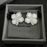 18K BB Flower Earrings