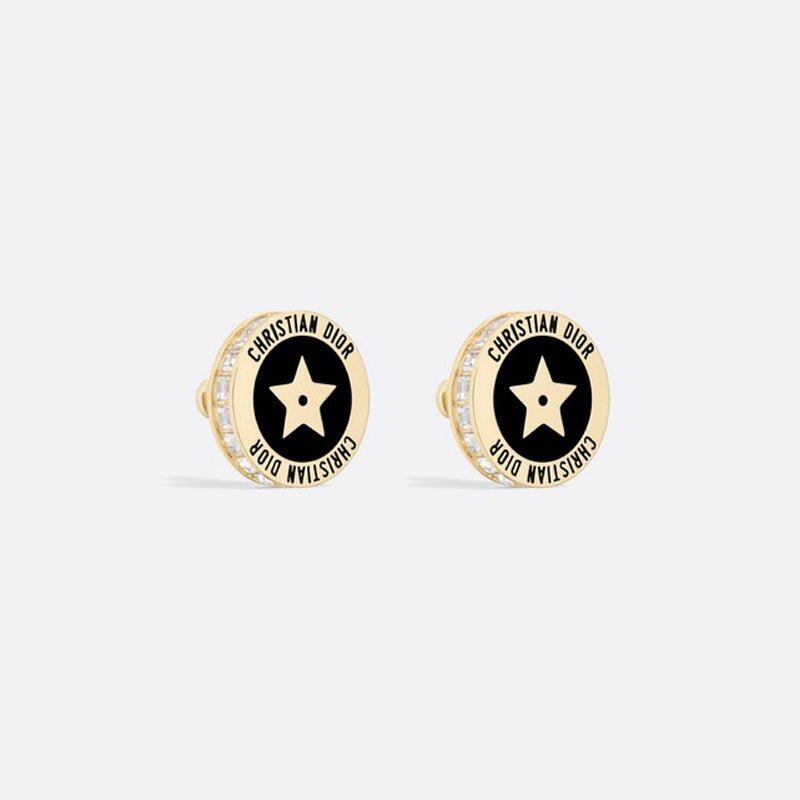 18K CD Night Code Earrings