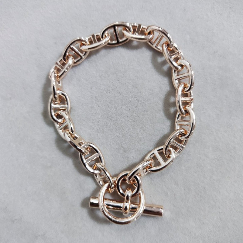 18K Her Cha?ne D'ancre Encha?n¡§|e Bracelet