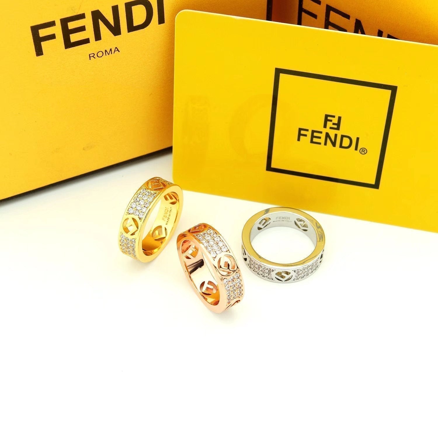 18K F Is Yellow Gold Ring