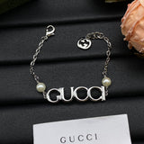 18K GG Letter Bracelet