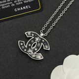 18K CC Black Star Gold Necklace