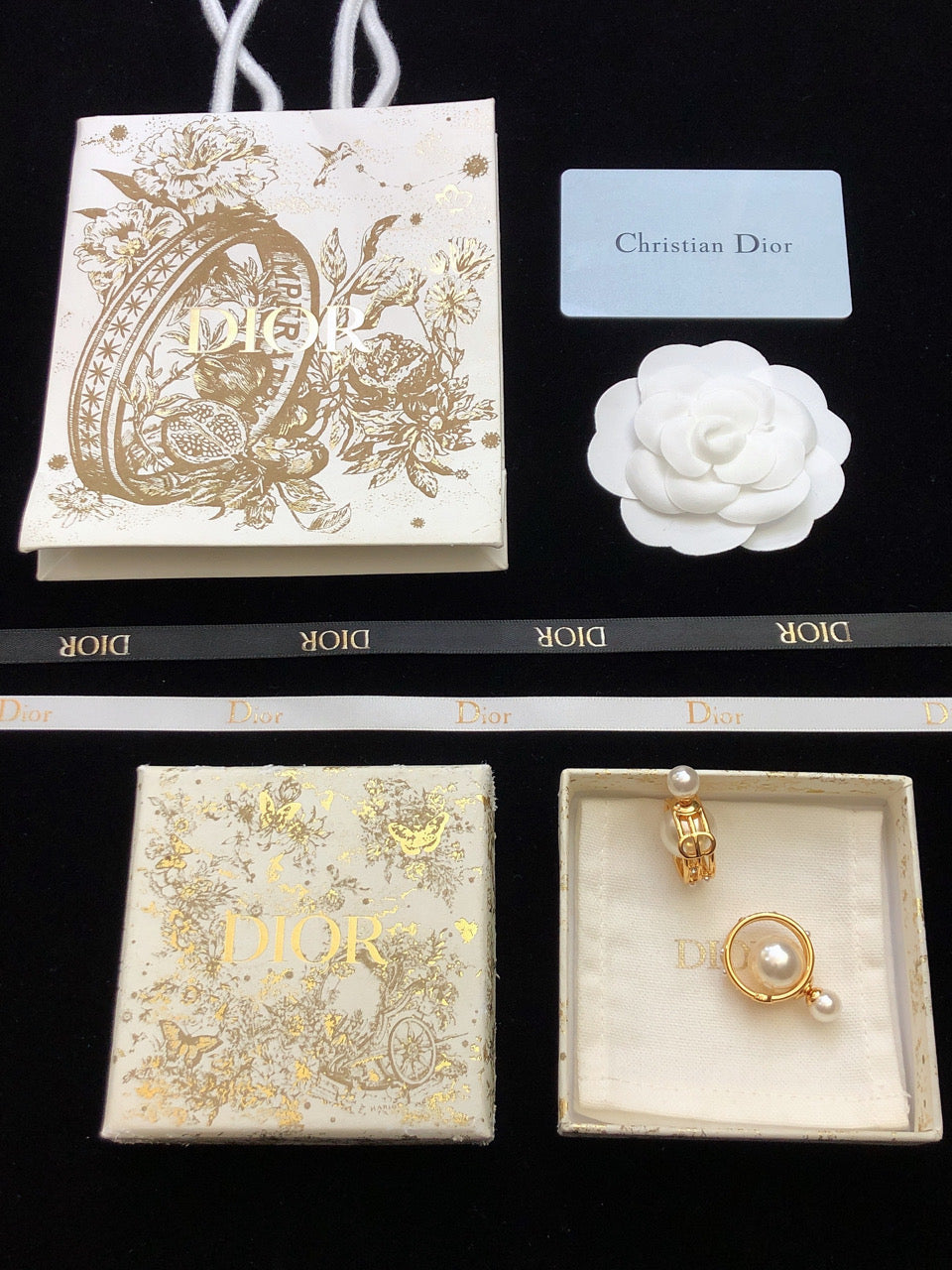18K CD D-Backstage Earrings