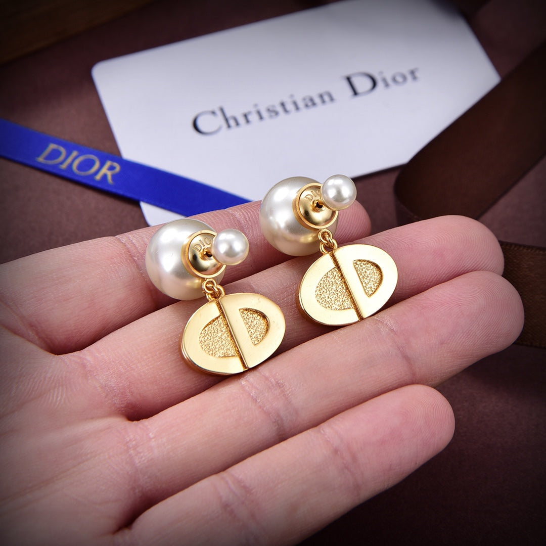 18K CD Tribales Pearls Earrings