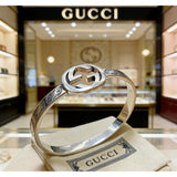 18K GG Interlocking G Gold Bracelet