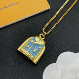 18K Louis Dress Gold Necklace