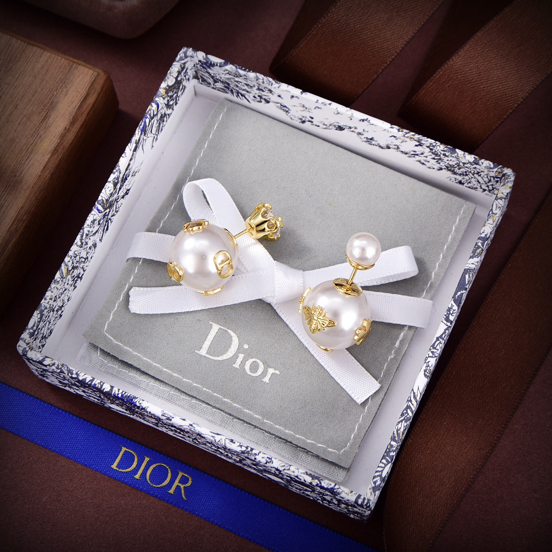 18K CD Tribales Pearl Earrings