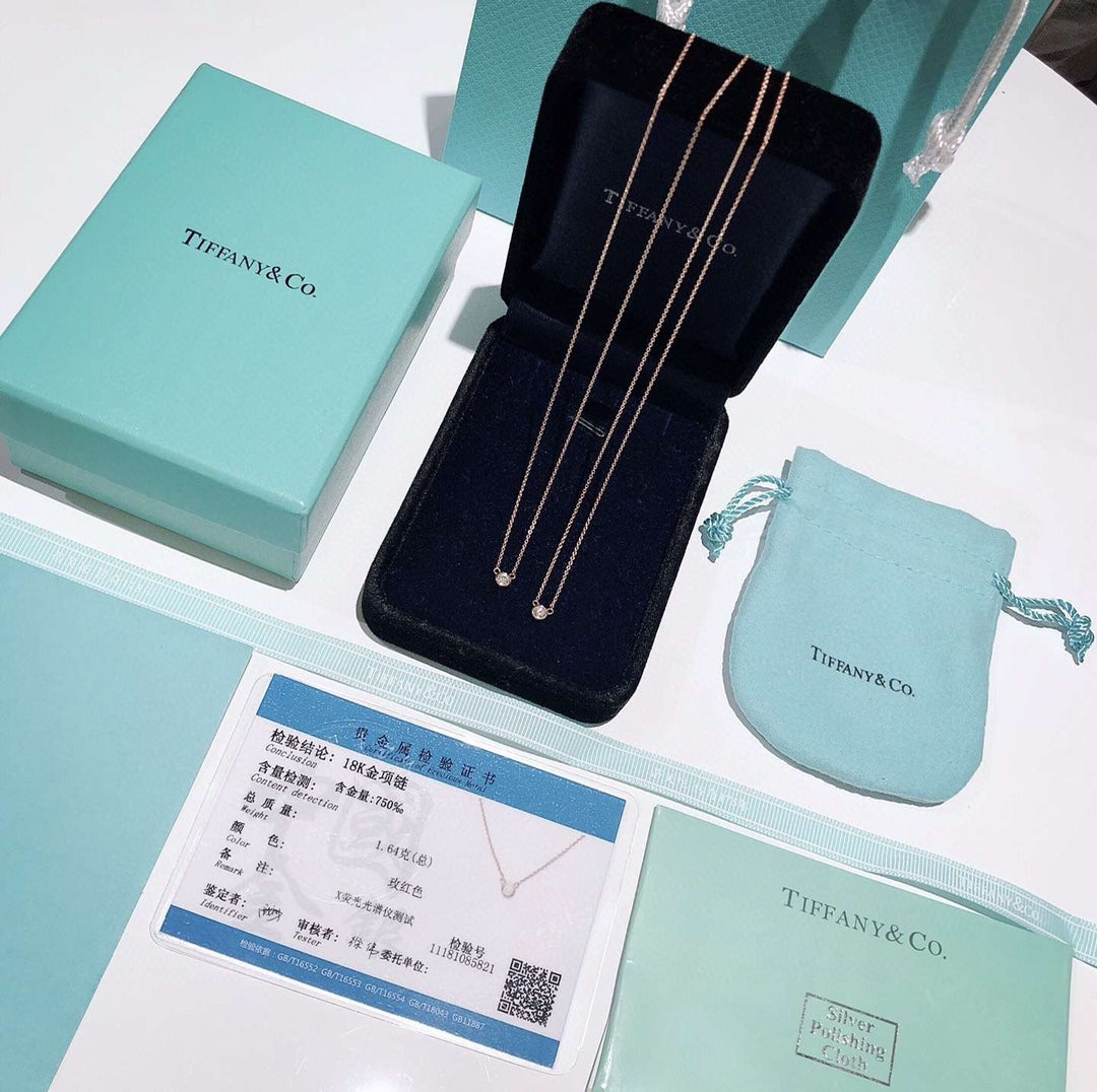18K T Elsa Peretti Diamonds Necklace