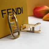 18K F OLock Diamonds Earrings