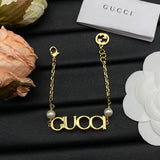 18K GG Letter Bracelet