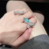 18K Serpent Boh¡§¡§me Diamonds Ring