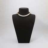 18K CC Pearl Choker Necklace